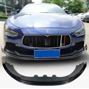 Maserati Ghibli S Q4 M157 Pre-facelift 2014-2017 Front Bumper Lip Carbon Fiber
