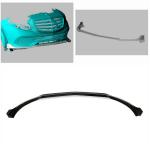 Mercedes Benz E Class W213 Base 2016-2019 Front Bumper Lip Carbon Fiber