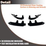 Gloss Black Front Lip Spoiler Compatible with BMW X3 G45 2025+ Sport Utility 4-Door ABS Car Front Bumper Lower Spoiler Lip Splitter Body Kit Trim Protection 4PCS