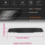 Volkswagen VW Golf 7 7.5 MK7 MK7.5 GTI R 2014-2019 Rear Roof Spoiler Carbon Fiber