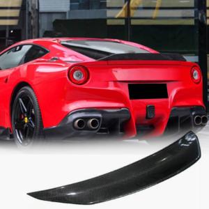 Ferrari F12 Berlinetta Coupe 2013-2017 Rear Trunk Spoiler Carbon Fiber