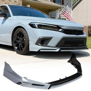 Front Lip Spoiler for Honda Civic Sedan 2022-2024 Sonic Gray | PP Lower Chin Bumper Spoiler Splitter Protection Air Dam Body Kit