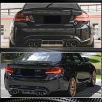 BMW 2 Series F87 M2 M2C 2016-2020 Rear Bumper Diffuser Carbon Fiber