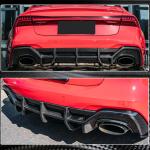 2021 Audi RS7 C8 Sportback ED Style Dry Carbon Fiber Rear Diffuser