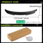 BMW 4 Series F32 Base/M Sport Coupe 2013-2020 Dry Carbon Fiber Rear Trunk Spoiler