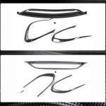 Mercedes Benz (W117) C117 CLA220 CLA250 Sport Facelift 2017-2019 Front Bumper Lip Carbon Fiber/FRP