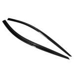 Kia Stinger (2018-2023) Dry Carbon Fiber Window Visor Shades Sun Rain Guard – Direct Fit