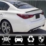 Infiniti Q50 Q50S 2014-2022 Rear Trunk Spoiler Carbon Fiber/FRP