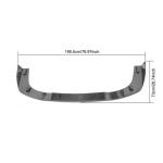 Ferrari 458 Italia Spider 2-Door 2011-2013 Front Bumper Lip Carbon Fiber
