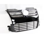 Front Grille Insert Cover License Plate for Volkswagen VW 2005-2009