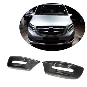 Mercedes Benz W447 Vito 2016-2019 Front Bumper Vents Carbon Fiber