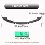 Tesla Model Y 2019+ Rear Bumper Diffuser Carbon Fiber