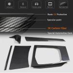BMW G80 M3 G82 G83 M4 2021+ Interior Center Console Dashboard Trims LHD 5pcs Dry Carbon Fiber
