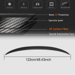 BMW 3 Series F30 F80 M3 Sedan 2014-2020 Rear Trunk Spoiler Carbon Fiber/FRP