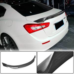 Maserati Ghibli Sedan 2014-2017 Rear Trunk Spoiler Carbon Fiber/FRP