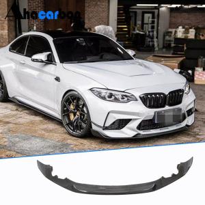 BMW 2 Series F87 M2 Competition M2C 2018-2022 Front Bumper Lip Carbon Fiber