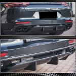 Porsche Panamera 971 2017-2019 Rear Bumper Diffuser Carbon Fiber