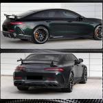 Mercedes Benz AMG GT63 S X290 2019-2022 Rear Bumper Splitters Dry Carbon Fiber