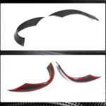 Mercedes Benz SLC Class R172 Base Convertible 2016-2020 Fog Light Vents Carbon Fiber