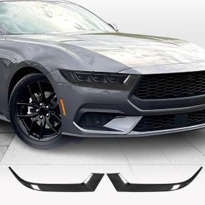 Ford Mustang S650 2024 Headlight Eyelids Lamp Eyebrows Dry Carbon Fiber