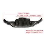 Maserati Gran Turismo 2008-2013 Rear Bumper Diffuser Carbon Fiber