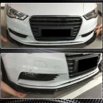 Audi A3 Base 8V Sedan 2014-2016 Front Bumper Lip Carbon Fiber