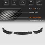 BMW 5 Series G30 G31 Pre-LCI 2017-2020 Front Bumper Lip Carbon Fiber