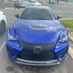 Lexus RCF RC-F Base Coupe 2-Door 2015-2018 Front Bumper Lip Carbon Fiber