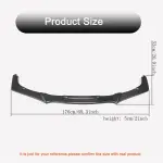 Honda Civic Coupe 2016-2018 Front Bumper Lip Carbon Fiber