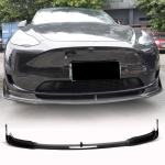 Tesla Model Y 2019-2022 Front Bumper Lip Carbon Fiber