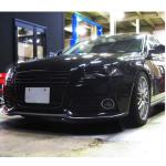 Audi S4 A4 B8 Sline Sedan Pre-facelift 2009-2012 Front Bumper Lip Carbon Fiber