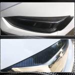 Audi A5 Sline S5 RS5 B9 2017-2020 Headlight Eyelids Lamp Eyebrows Carbon Fiber