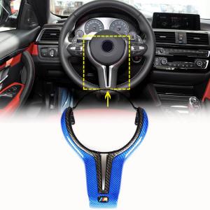 BMW 3 Series F80 M3 Sedan 4 Series F82 M4 Coupe&F83 M4 Convertible 2014-2020 Steering Wheel Covers Carbon Fiber