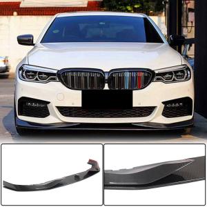 BMW 5 Series G30 G31 Pre-LCI 2017-2020 Front Bumper Lip Carbon Fiber