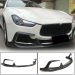 Maserati Ghibli M157 Pre-facelift 2014-2017 Front Bumper Lip Carbon Fiber
