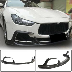 Maserati Ghibli M157 Pre-facelift 2014-2017 Front Bumper Lip Carbon Fiber