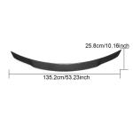 Mercedes Benz SLK SLC Class R172 Convertible 2012-2019 Rear Trunk Spoiler Carbon Fiber