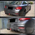 BMW 2 Series F22 F23 M Sport 2014-2019 Rear Bumper Diffuser Carbon Fiber