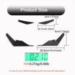 Audi R8 V10 Coupe Spyder Convertible 2Door 2023+ Front Bumper Fins Dry Carbon Fiber