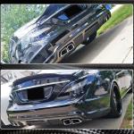 Mercedes Benz (W218) C218 Base CLS63 AMG 2015-2018 Rear Bumper Diffuser Carbon Fiber/FRP