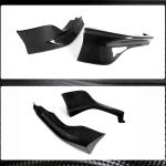 BMW 5 Series E60 M Sport 2004-2010 Front Bumper Splitters Carbon Fiber
