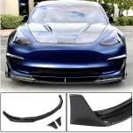 Tesla Model 3 2016-2022 Front Bumper Lip Carbon Fiber