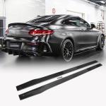 Mercedes Benz W205 C205 A205 Sport C43 C63 Pre-facelift 2015-2019 Side Skirts Carbon Fiber/FRP