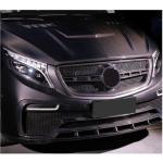Mercedes Benz V Class W447 Vito 2015-2019 Front Bumper Grille Carbon Fiber