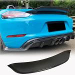 Porsche 718 (982) Boxster 2016-2021 Rear Trunk Spoiler Carbon Fiber
