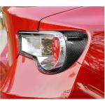 Subaru BRZ Toyota GT86 FT86 Scion FR-S Rear Headlight Lamp Eyebrow Trims Carbon Fiber