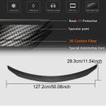 Mercedes Benz C Class W205 2015-2021 Rear Trunk Spoiler Carbon Fiber