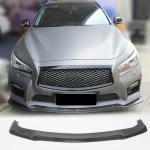 Infiniti Q50 Sport 2014-2017 Front Bumper Lip Carbon Fiber