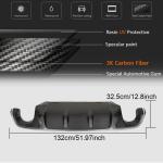 Infiniti Q50 Q50S 2018-2022 Rear Bumper Diffuser Carbon Fiber