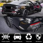 BMW 4 Series G22 G23 430i Coupe 2Door 20-25 Carbon Fiber Rear Bumper Lip Splitter Chin Spoiler Splitters